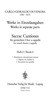 Don Carlo Gesualdo: Sacrae Cantiones 2
