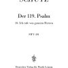 Heinrich Schütz: Ich rufe von ganzem SWV 491
