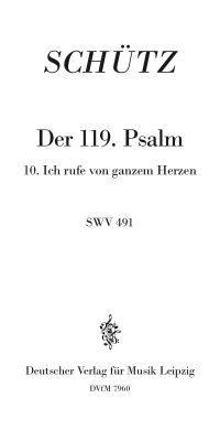 Heinrich Schütz: Ich rufe von ganzem SWV 491