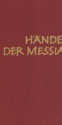 George Frederick Handel: The Messiah - Der Messias - Messiah (Vocal Score)