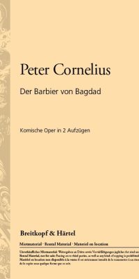Cornelius: Der Barbier von Bagdad (Vocal Score)