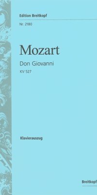 Mozart: Don Giovanni KV 527 (Vocal Score)