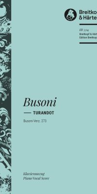 Busoni: Turandot (Vocal Score)