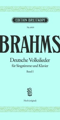 Brahms: Deutsche Volkslieder Band 1 (Sopraan)