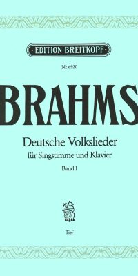 Brahms: Deutsche Volkslieder Band 1 (Tenor)