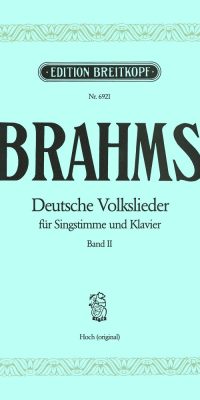 Brahms: Deutsche Volkslieder Band 2 (Sopraan)