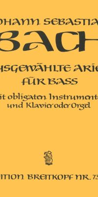 Ausgewählte Arien für Bass