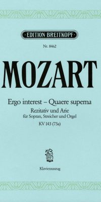 Mozart: Ergo Interest KV 143 (73a)