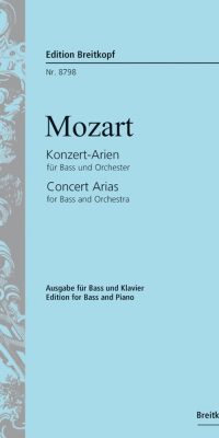 Wolfgang Amadeus Mozart: Konzertarien fur Bass