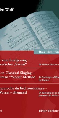 Wege zum Liedgesang - hohe Stimme (mit CD)