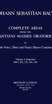 Bach: Complete Arias - Sämtliche Arien Band 4 (Sopraan)
