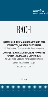 Bach: Complete Arias - Sämtliche Arien Band 5 (Alt)