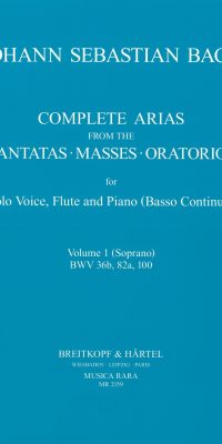 Bach: Complete Arien & Sinfonias 1 (Soprano Voice)