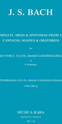 Bach: Complete Arien & Sinfonias 8 (Soprano Voice)