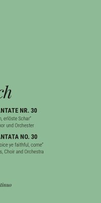 Bach: Kantate BWV 30 Freue dich, erlöste Schar (Orgel)