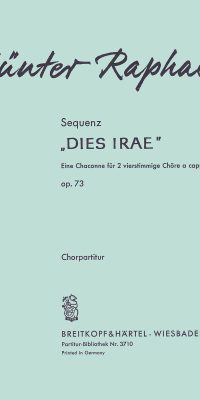 Günter Raphael: "Sequenz ""Dies Irae"" op. 73"