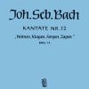 Bach: Kantate BWV 12 Weinen, Klagen, Sorgen, Zagen (Partituur)