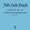 Bach: Kantate BWV 34 O ewiges Feuer, o Ursprung der Liebe (Breitkopf)