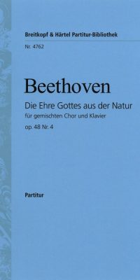Ludwig van Beethoven: Ehres Gottes Aus Natur (Partituur)