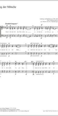 Beethoven: Gesang Der Mönche