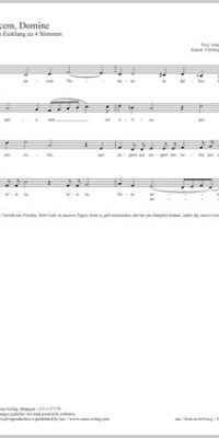 Demantius: Da pacem, Domine