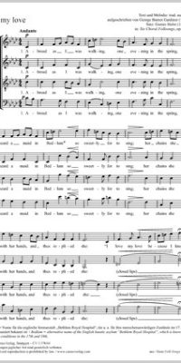 Gustav Holst: I love my love