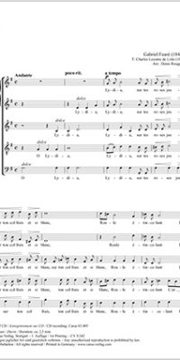 Gabriel Faure: Lydia (SSATB)