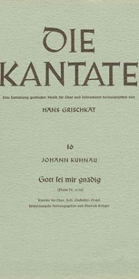 Johann Kuhnau: Gott sei mir gnädig