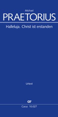 Praetorius: Halleluja Christ ist erstanden (Partituur)