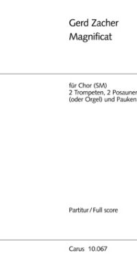 Gerd Zacher: Magnificat (Partituur)