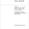 Pachelbel: Jauchzet dem Herrn, alle Welt (Chorpartitur)