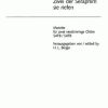 Gallus: Zwei der Seraphim sie riefen (Partituur)