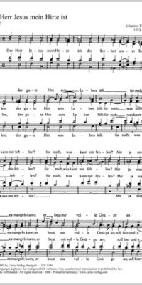Eccard: Der Herr Jesus ist mein Hirte (SATB) (Partituur)