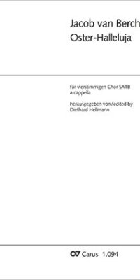 Berchem: Oster-Halleluja (SATB) (Partituur)