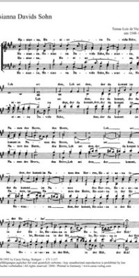 Victoria: + Anonymus Motetten (2) (Partituur)