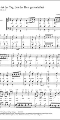 Anonymus: Dies ist der Tag - Lobe den Herrn (SATB) (Partituur)