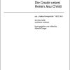 Rosenmüller: Die Gnade unsers Herren Jesu Christ (Partituur)