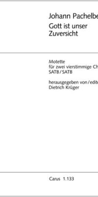 Pachelbel: Gott ist unsere Zuversicht (Partituur)