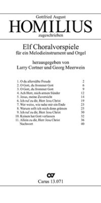 Homilius: Elf Choralvorspiele