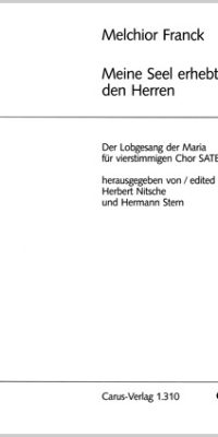Franck, M.: Magnificat "Meine Seele erhebt" (Partituur)