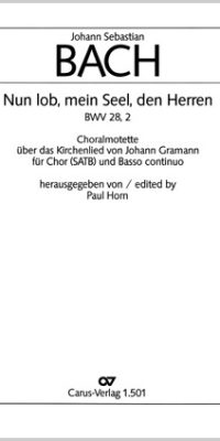 Bach: Nun lob, mein Seel, den Herren (Partituur)
