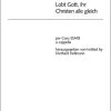Gottschovius: Lobt Gott, ihr Christen alle gleic (Partituur)