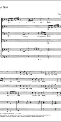 Selle: Ehre sei Gott in der Höhe (Partituur)