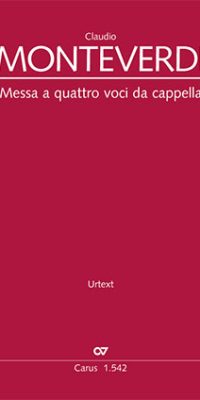 Monteverdi: Messa à quattro voci (Partituur)