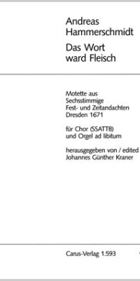 Hammerschmidt: Das Wort ward Fleisch (Partituur)
