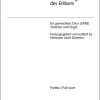 Silcher: Am Todestag des Erlösers "Schau hin"