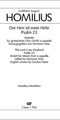 Homilius: Der Herr ist mein Hirte (SATB)
