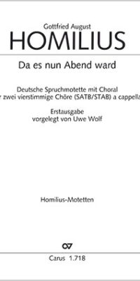Homilius: Da es nun Abend ward