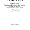 Homilius: Kommt herzu, lasset uns dem Herrn frohlocken (SATB)