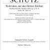 Schütz: Psalm 128 "Wohl dem, der den Herren" (Partituur)